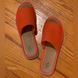 Women's Vibrant Orange Mules by Nordstrom Rack Shoes.